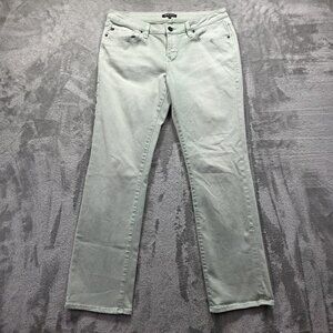 Dear John Pants Womens 29 Playback Cuffed Cropped Straight Leg Stretch Denim